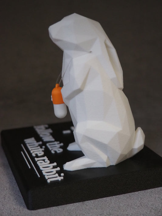 White rabbit - Statue