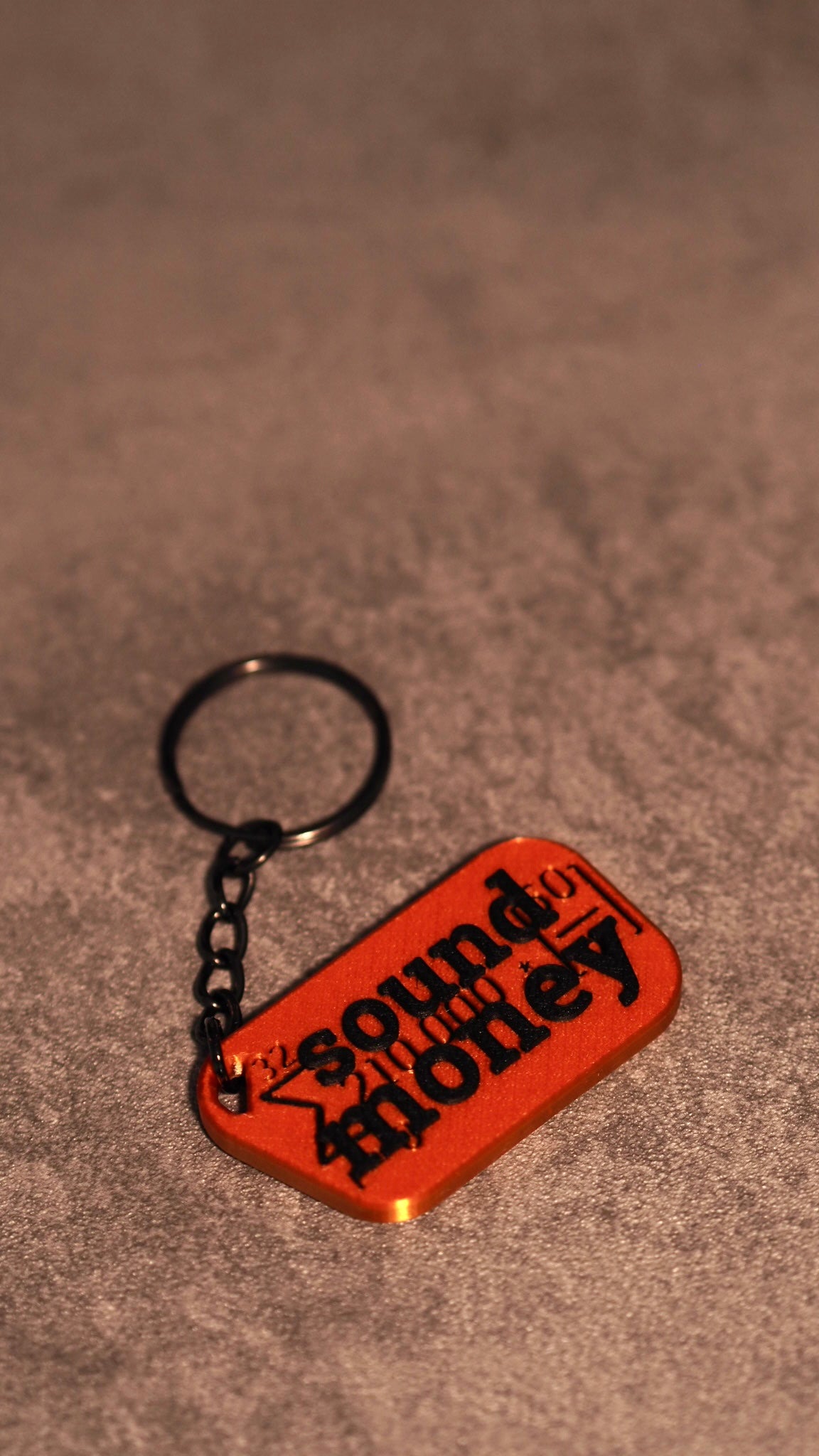Keychain Sound Money NFC Tag