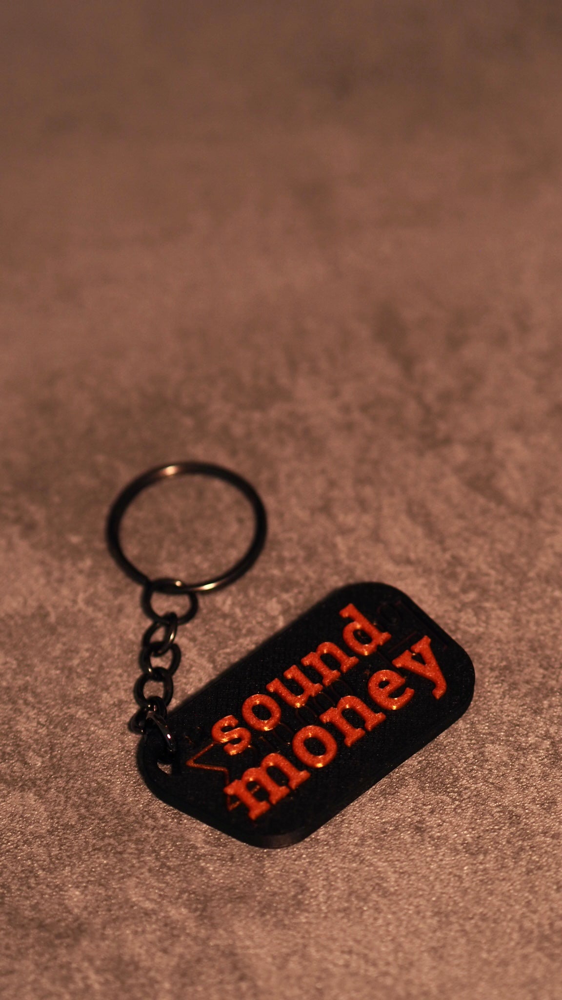 Keychain Sound Money NFC Tag