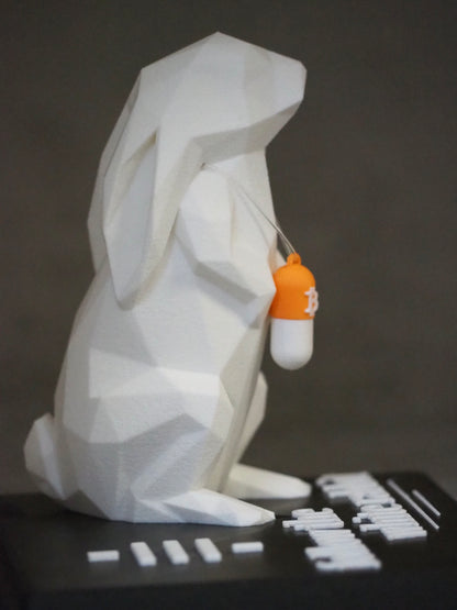White rabbit - Statue