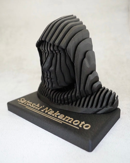 Satoshi Nakamoto Mid - Statue